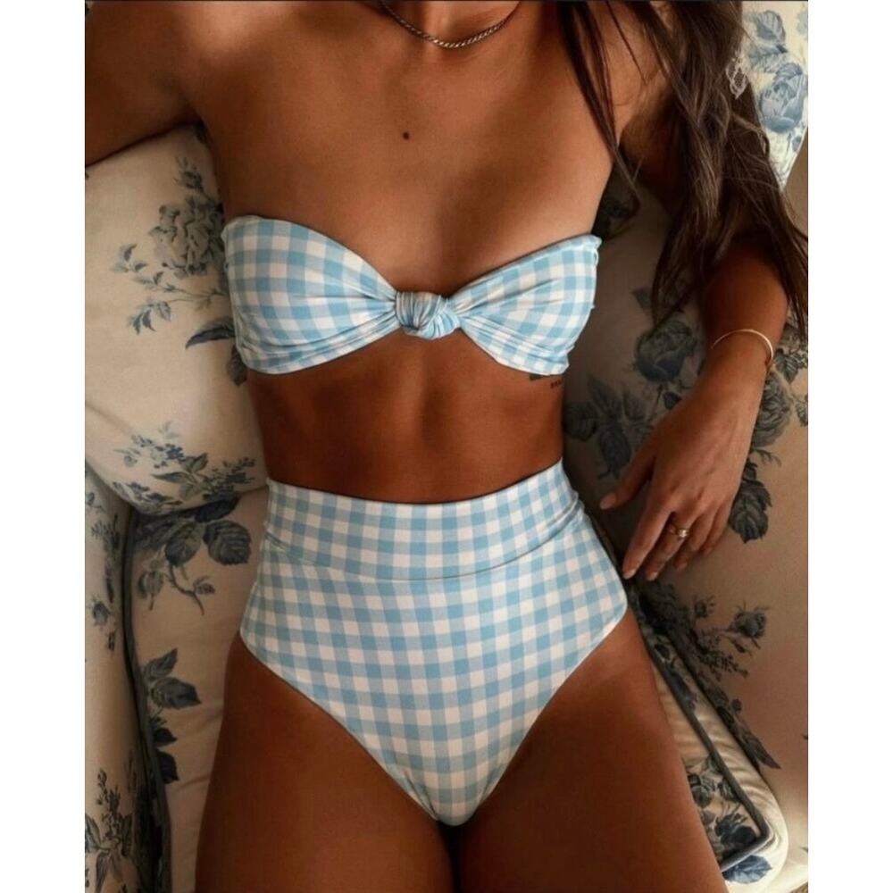 Skatie• ‘Scarlette’ Bikini Bottoms in KANSAS Plaid